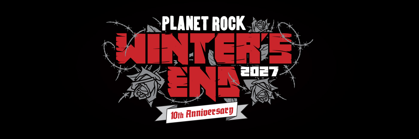 Planet Rock Winter's End 2027 logo