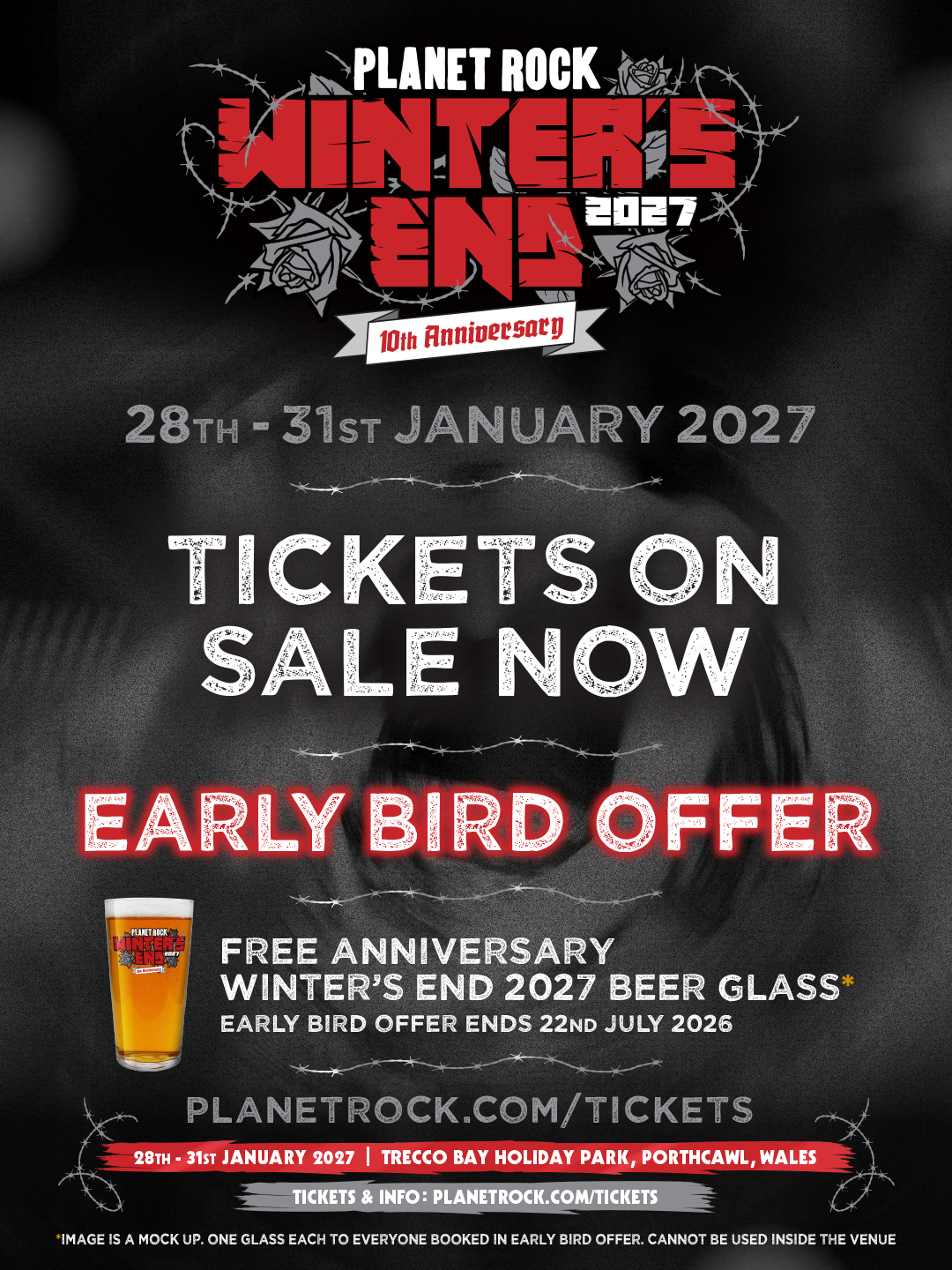 Planet Rock Winter's End 2027 Early Bird Tickets