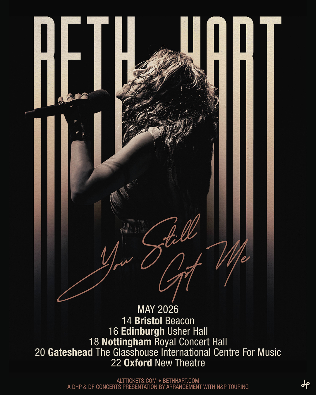Beth Hart UK tour poster